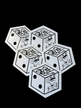 Load image into Gallery viewer, 2ND AVE X MAC DICE STICKERS
